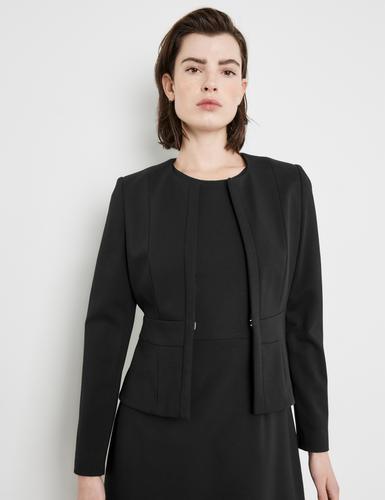 Taillierter Kurzblazer 36 Tailliert - Schwarz