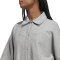 ADIDAS Damen Lounge Terry Loop Hemd S in Silber