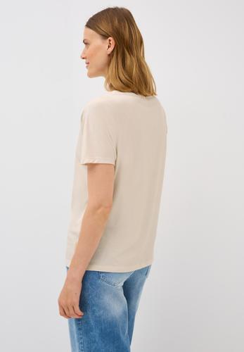 T-Shirt mit Wording XXL - Light Beige