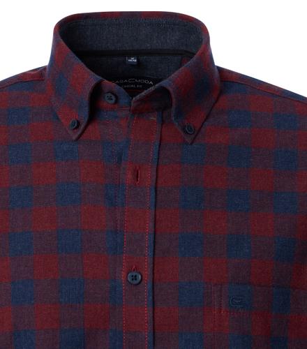 Flanellhemd XL Casual Fit - Rot
