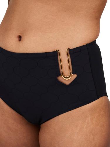 Glow Bikini Taillenslip 40 - Schwarz