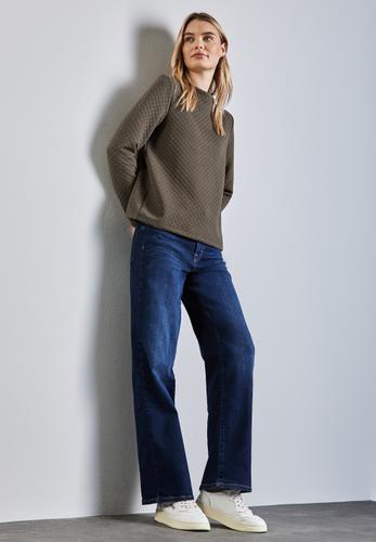 Strukturshirt Braun 40