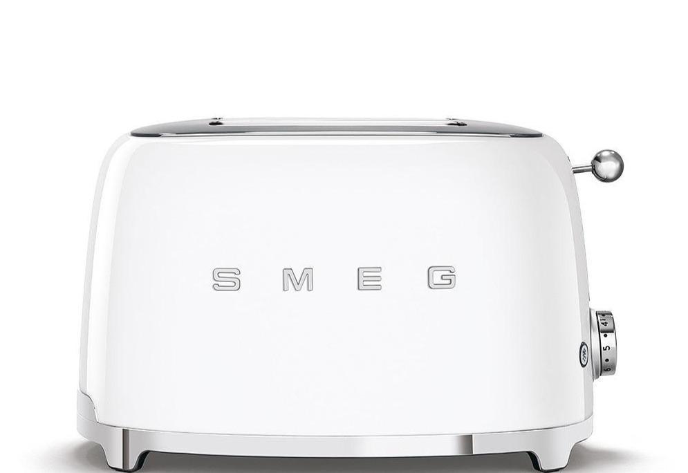 Smeg Retro Style Toaster 2 Scheiben, - TSF01WHEU Weiß