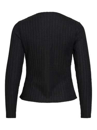 VIADILENA BOATNECK L/S TOP/R Schwarz XS