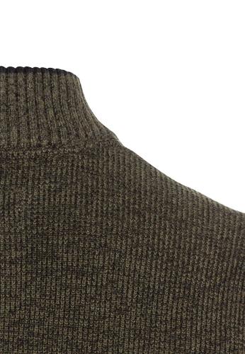 Strickjacke aus einem soften Baumwollmix Grün XXL