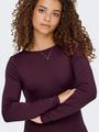 ONLEA L/S 2-WAY DEEP NECK TOP JRS NOOS M Normal geschnitten - Winetasting