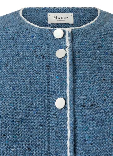 Strickjacke Knopf 1/1 Arm 42 Regular Fit - Blue Horizon