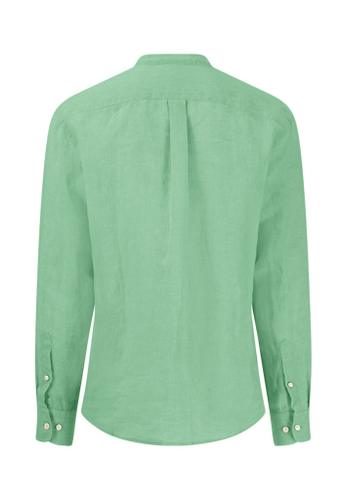 Premium Linen, Stand-Up, 1/1 Grün 3XL
