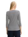 Langarmshirt mit Streifenmuster XL Regular Fit - Offwhite Navy Regular Stripe