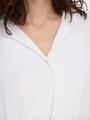 ONLPAULA LIFE S/S TIE SHIRT WVN NOOS M Normal geschnitten - White