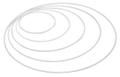Metallring weiß, Ø 10 cm