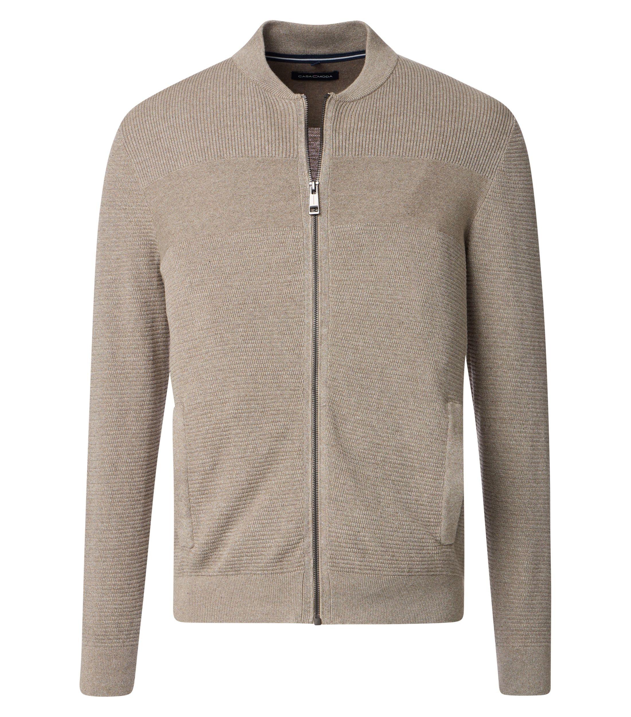 Strickjacke 3XL Basic Knitwear - Beige