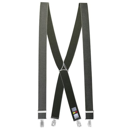 Hosenträger LINDENMANN X-Form Grün 110