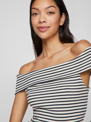 VISALJA OFF SHOULDER TOP M Normal geschnitten - Cloud Dancer