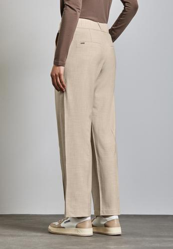 Straight Leg Melange-Hose 34/30 - Sheer Beige Mel.