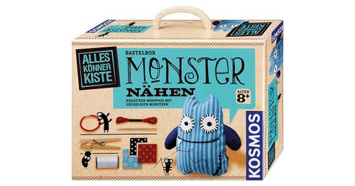 Kosmos Kreativset »AllesKönnerKiste Monster nähen«, (Set), Made in Germany