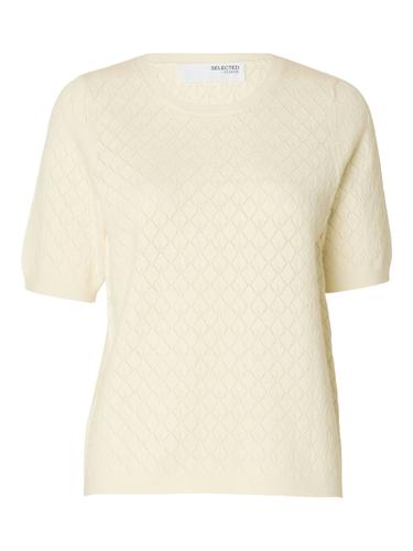 SLFHELEN 2/4 KNIT O-NECK XL Normal geschnitten - Birch