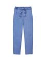 Paperbag Hose S Tapered Fit - Bright Mid Blue Chambray
