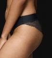 Body Make-Up Illusion Lace Highleg Tai Schwarz 40