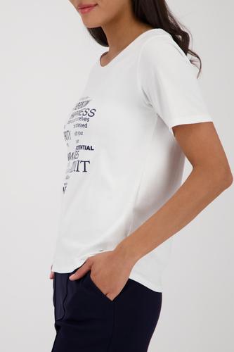 T-Shirt mit Strasssteinen 44 - Marine