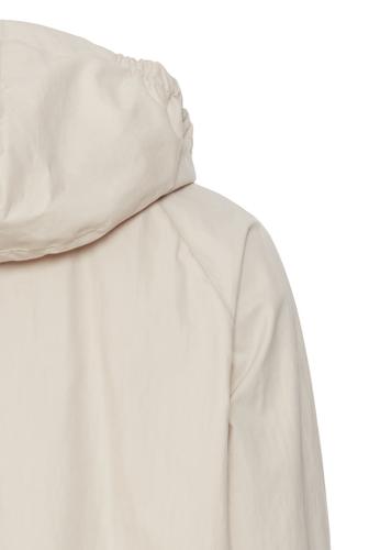 Mantel mit integrierter Kapuze 36 Regular Fit - Sand