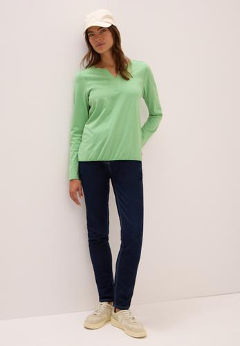Shirt im Tunika-Look M - Fennel Green