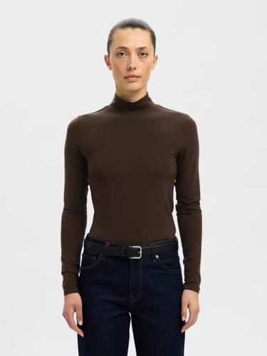 SLFMANJA LS HIGH NECK NOOS S Slim Fit - Delicioso