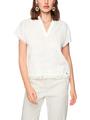 Blusenshirt aus Leinen-Baumwolle-Mix 40 - Bright Ecru