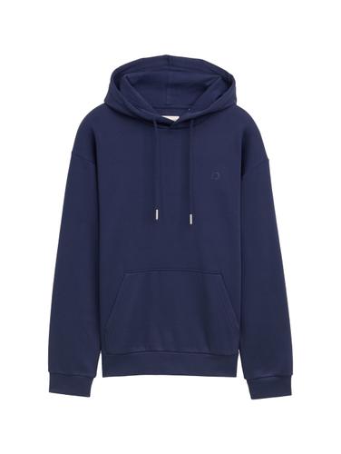 Hoodie Sweatshirt mit Logo-Print XXL Regular Fit - Dark Blueberry