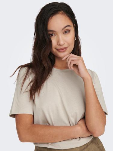 ONLONLY S/S TEE JRS NOOS XS Normal geschnitten - Silver Lining