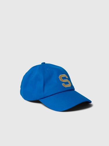 SLHWINSTON EMBRIODERY CAP ONE SIZE - Blue Aster