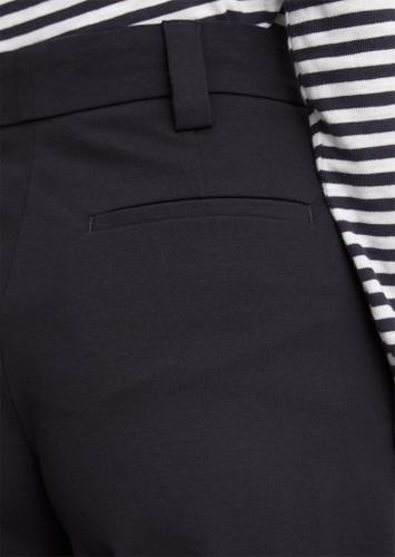 Interlock-Jersey-Hose wide Blau 34