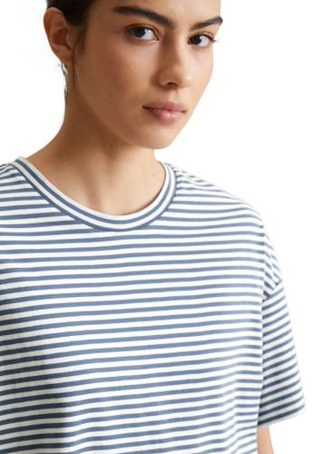 Streifen-T-Shirt relaxed M Relaxed Fit - Medium Blue_multi_01