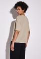 Strick-Look T-Shirt 36 - Cotton Beige