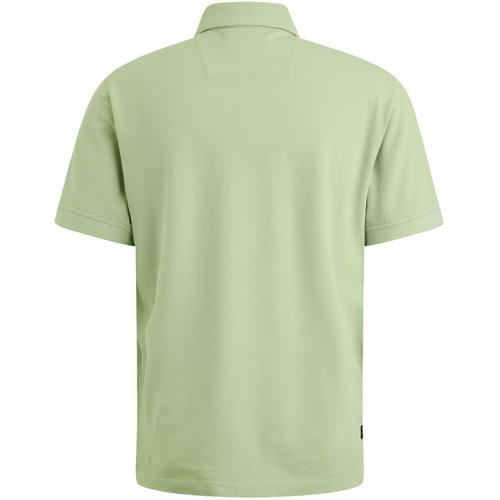pique garment dye Grün XXXL