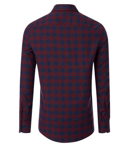 Flanellhemd XL Casual Fit - Rot