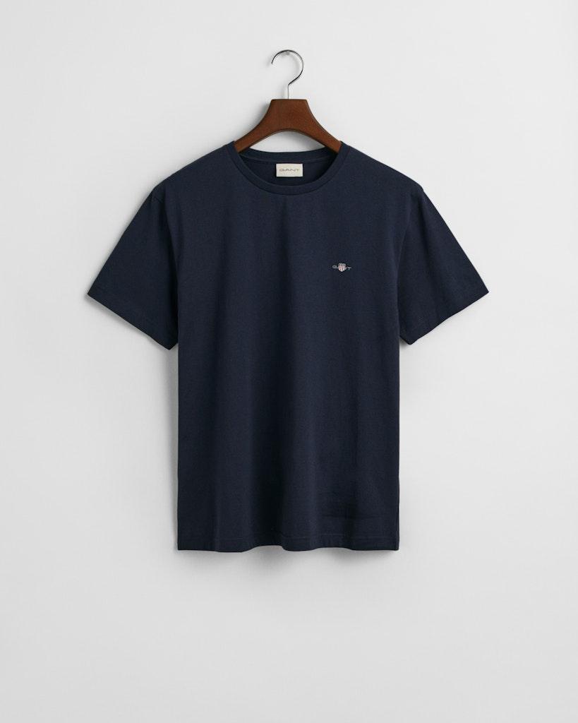 Regular Fit Shield T-Shirt Blau L