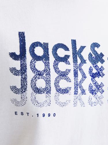 JJTEX TEE SS CREW NECK L Normal geschnitten - White