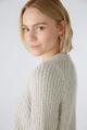 LAFONYA Strickjacke Baumwollmischung Beige 38