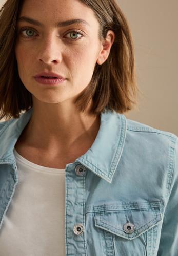 Leichte Jeansjacke S - Cool Salvia Green