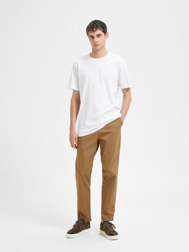 SLHASPEN SS O-NECK TEE NOOS Weiß S