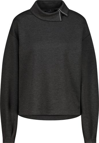 Sweatshirt mit Schmuckkettendetail 36 - Anthra Melange