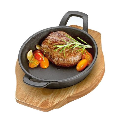 BBQ Servierpfanne mit 2 Griffen