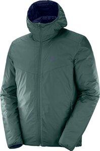 SALOMON Herren Skijacke DRIFTER LOFT HOODIE M XL in Grün