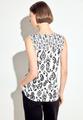 Top mit Ornament Print M - Vanilla White