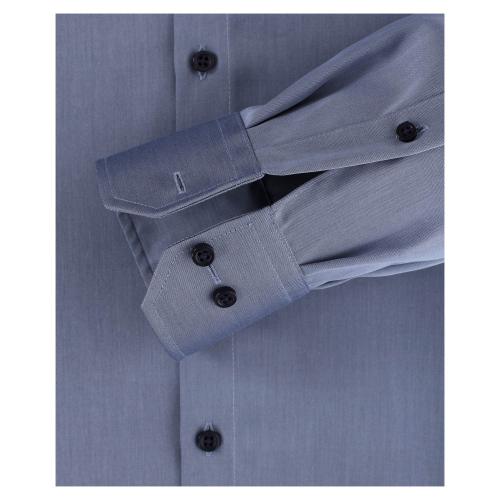 Twill Hemd uni 001880 38 VM - Blau