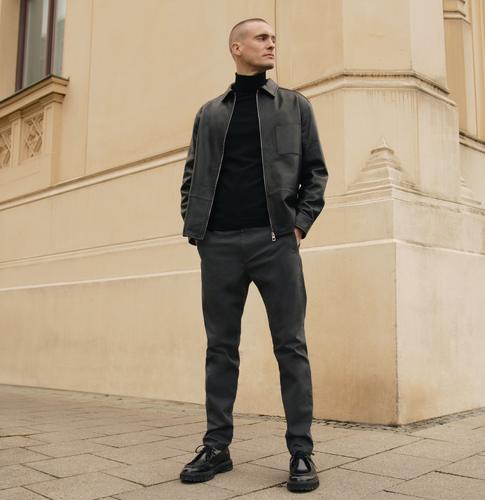 MAC JEANS - Traveller, Carbonium 38/34 Modern Fit - Grau