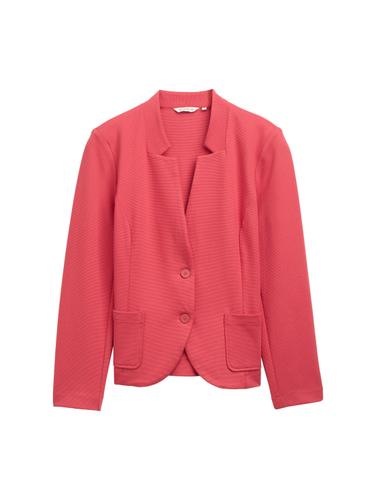 Plus Size - Fitted Blazer 48 Slim Fit - Berry Red