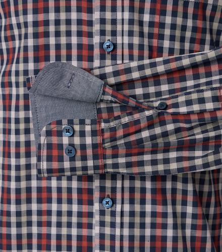 Freizeithemd L Comfort Fit - Rot