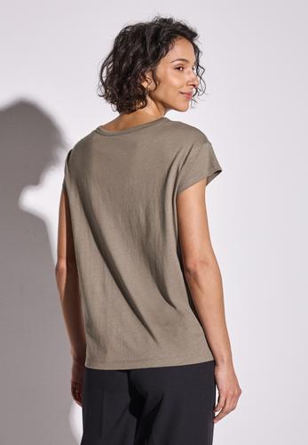 Shirt mit Wording Braun 38